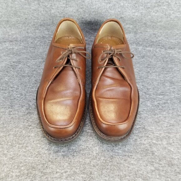 ✅Florsheim Ease Brown Leather Apron-Toe Oxford Business Dress Shoes Men's 9.5M - Picture 6 of 11